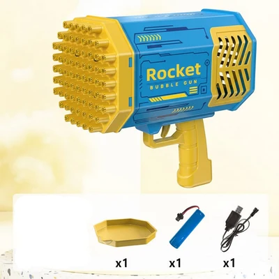 Bubble Gun Toy Blaster Fun Outdoor Play Outdoor Bubble Toy - Image 1